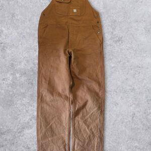 Unbranded Men's Brown and Tan Dungarees-overalls